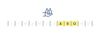 Life insurance August through October calendar